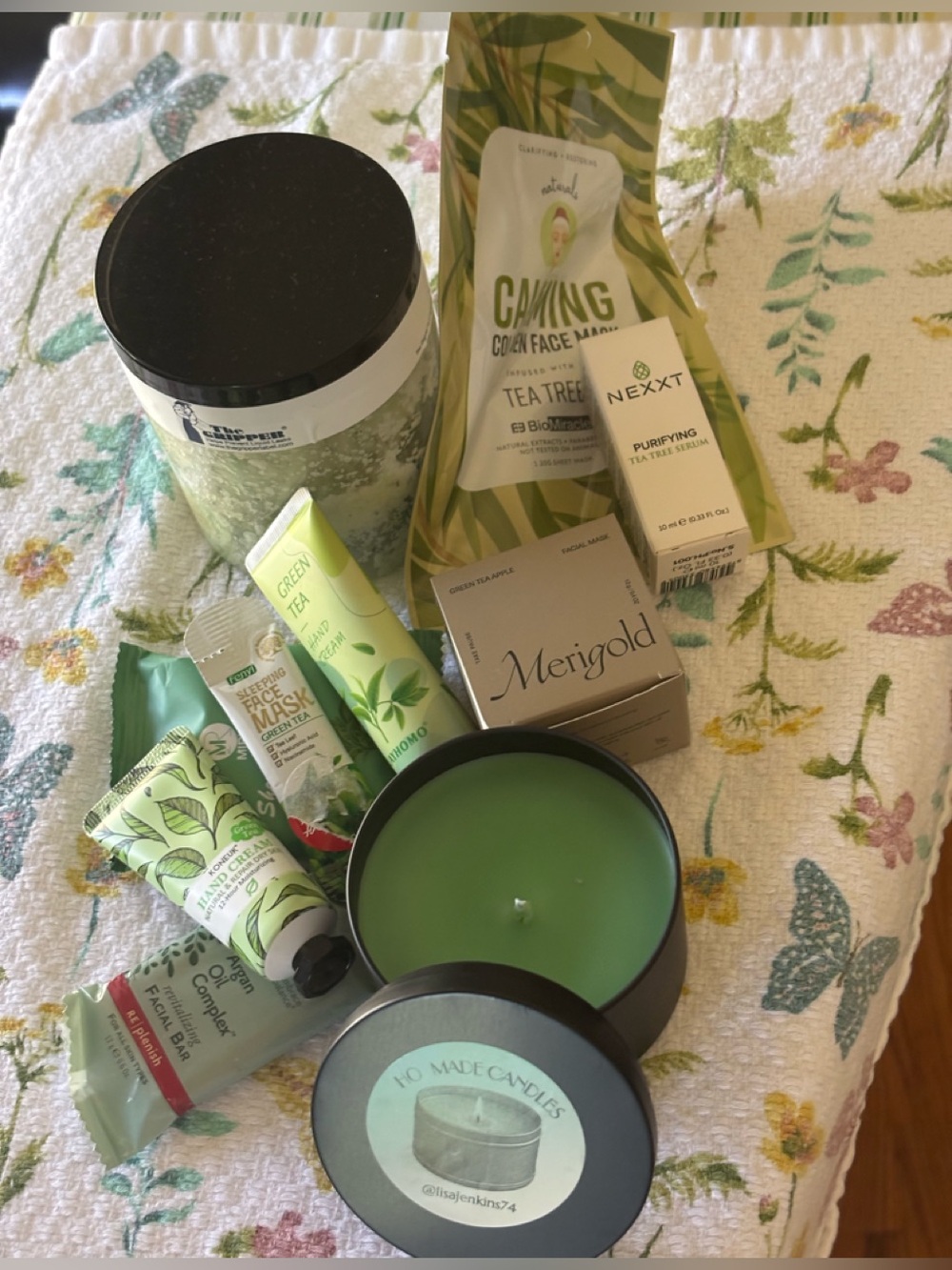 Green Tea Skincare & Candle Set